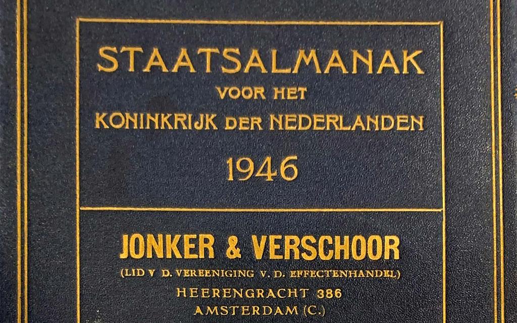 Staatsalmanak voor het Koningrijk der Nederlanden 1946