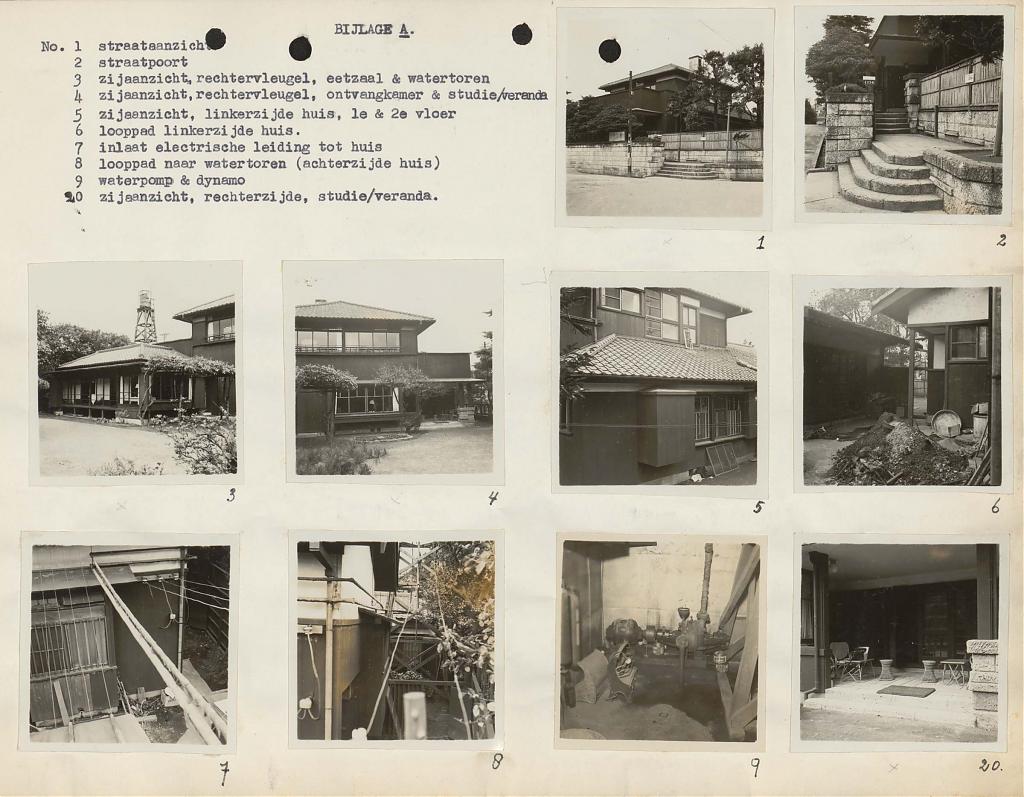 1950年代初頭、ハヘナー参事官一家が使用した邸宅。