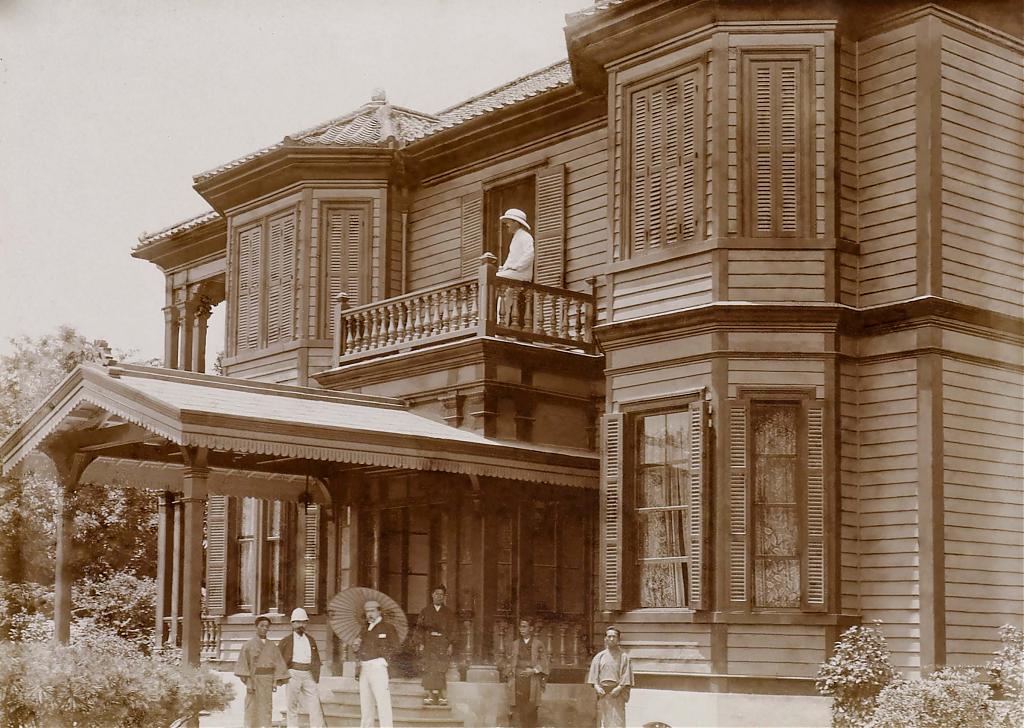 1893年の東京のオランダ公使館。