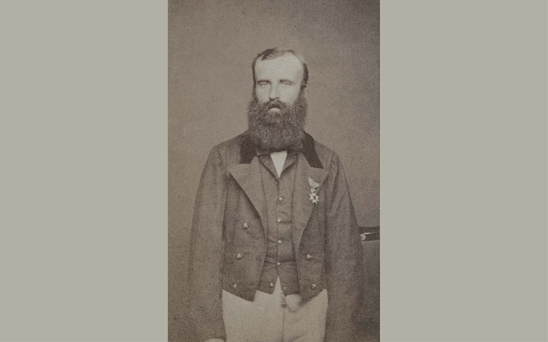 1869年ごろのデ・グラーフ・ファン・ポルスブルック。