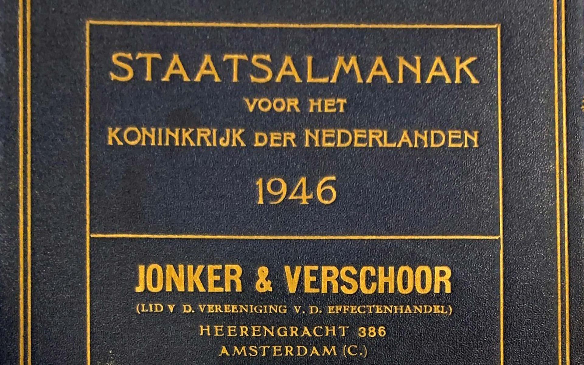 Staatsalmanak voor het Koningrijk der Nederlanden 1946